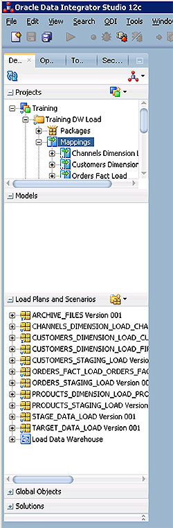 Creating Security Profiles in ODI 12c