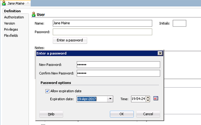 Creating Security Profiles in ODI 12c